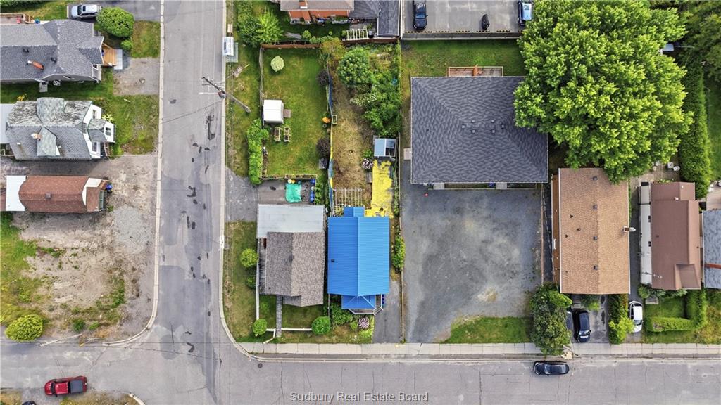 Aerial view of the neighbourhood
